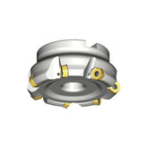 12D-TF45-R-06 45° Face mills with reinforced 12 cutting edges inserts of high positive angle for general milling in max. depth of cut ap 3.0 mm - Big-tools Industrial Supply Tools for Metal Cutting